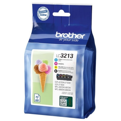 Brother Tintenpatrone LC-3213VALDR BK,C,M,Y MultiPack