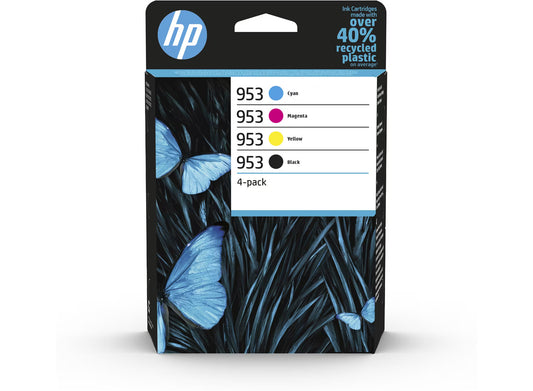 HP 953 Multipack schwarz, cyan, magenta, gelb 6ZC69AE