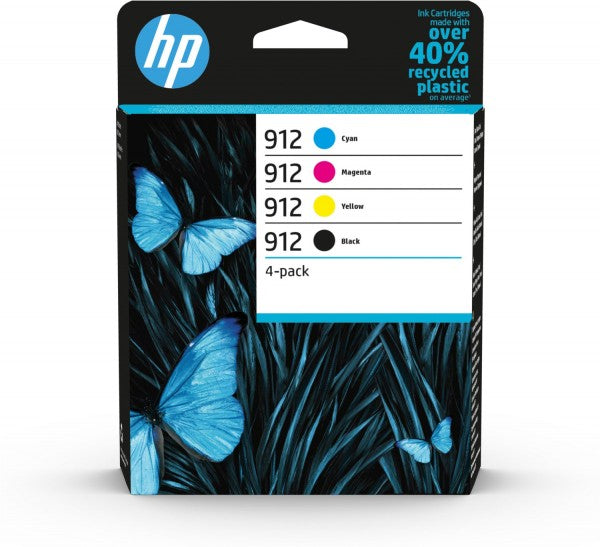 HP 912 4er-Pack Original-Druckerpatronen Schwarz/Cyan/Magenta/Gelb